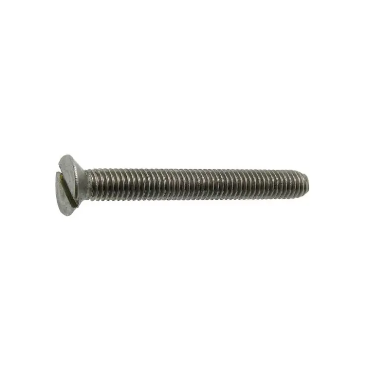 New Marinox Vis métaux + écrou inox A4 T.F Fendue | ø 12 mm