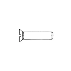 Marinox Vis métaux + écrou inox A4 T.F Fendue | ø 5 mm