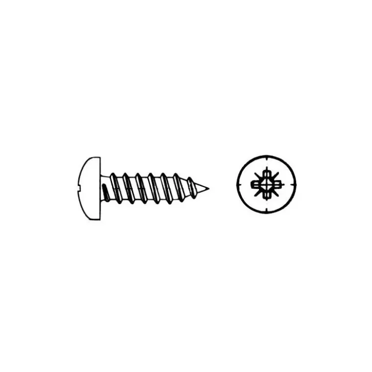 Marinox Vis tôle inox A4 T.C Pozi | ø 4,2 mm