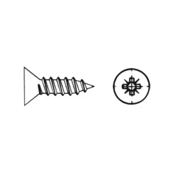 Sale Marinox Vis tôle inox A4 T.F Pozi | ø 3,5 mm