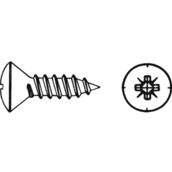 Clearance Marinox Vis tôle inox A4 T.F.B Pozi | ø 2,9 mm