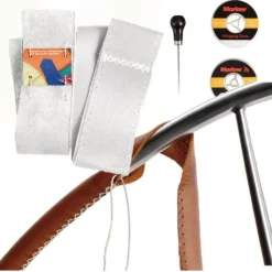 Marlow Kit cuir pour barre à roue | blanc