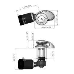 Best MAXWELL Guindeau RC-10 12V | 1000W Barbotin 8 mm