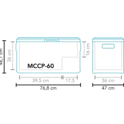 Mestic Cool Box MCCP-60 AC/DC