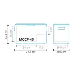 Clearance Mestic Cool Box MCCP-45 AC/DC