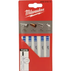 New Milwaukee Lame de scie sauteuse | métal | lot de 5