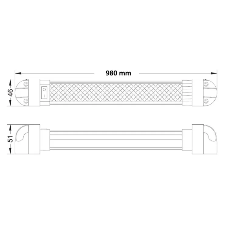 Best ML LINARD ML Réglette Rotaled 2400
