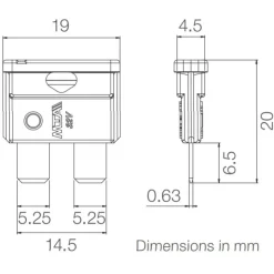 Outlet MTA Porte fusible enfichable étanche | ATO / uniVAL