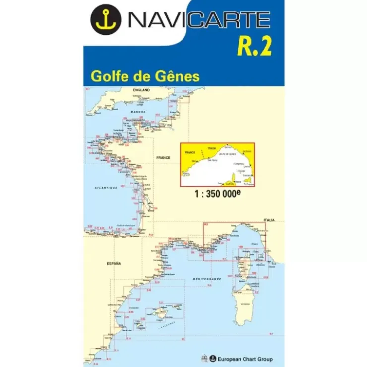 New Navicarte Routière Golfe de Gênes R2