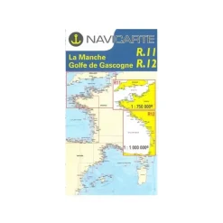 Best Navicarte Routière La Manche Golfe de Gascogne R11+R12