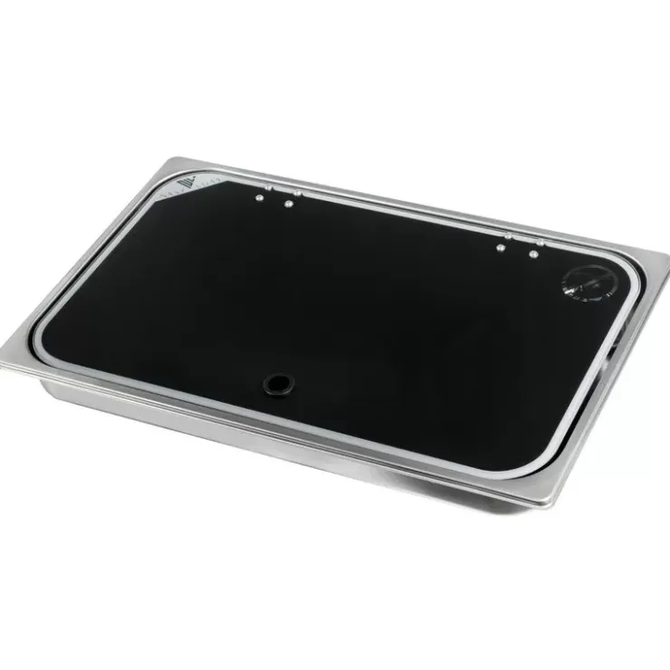 Hot NavyLoad NAVY LOAD Combiné inox 1 feu | à couvercle | 526 x 326 mm