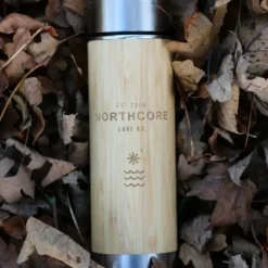 Best Northcore Thermos® bambou en acier 360 ml