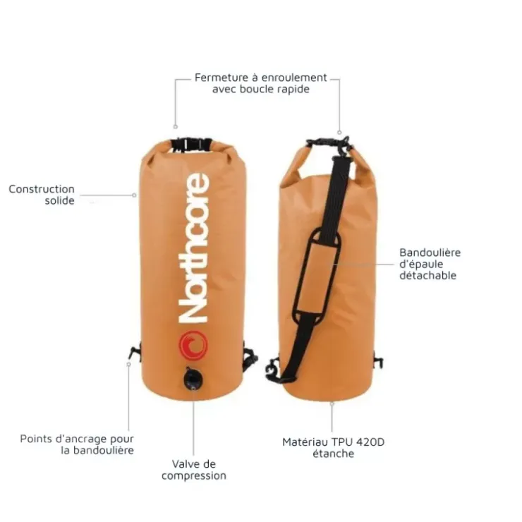 Online Northcore Waterproof Compression Bag