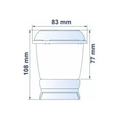 Nuova Rade Lampe de balcon solaire