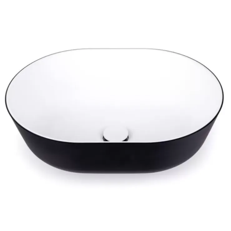 Outlet Ocritech Lavabo ovale à poser bicolore