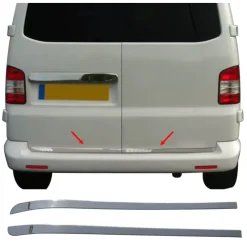 New OMAC  Baguette de protection double porte inox VW T5