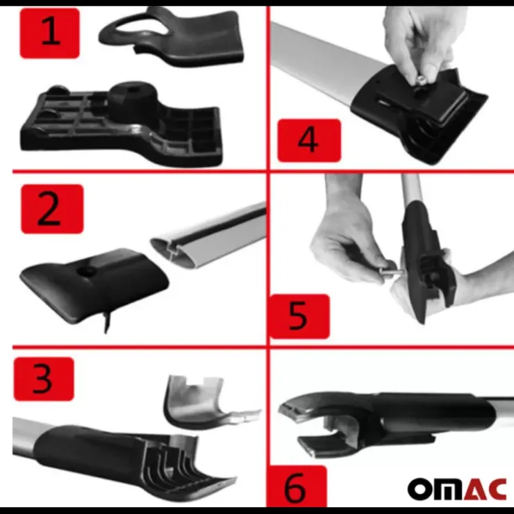 Clearance OMAC Barres de toit Elegance VW T6