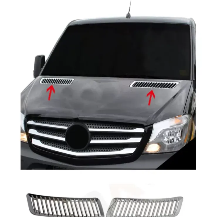 Sale OMAC Grille capot moteur Inox MB Sprinter Sprinter 2 et Crafter 1