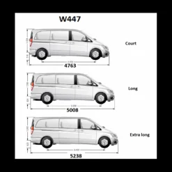 Online OMAC Moulure latérale basse Vito W447