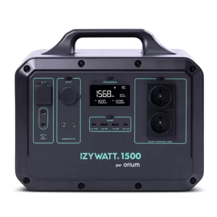 New Orium Pack IZYWATT 1500 + Panneau solaire pliant 315W