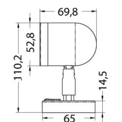 New Osculati Applique led laiton
