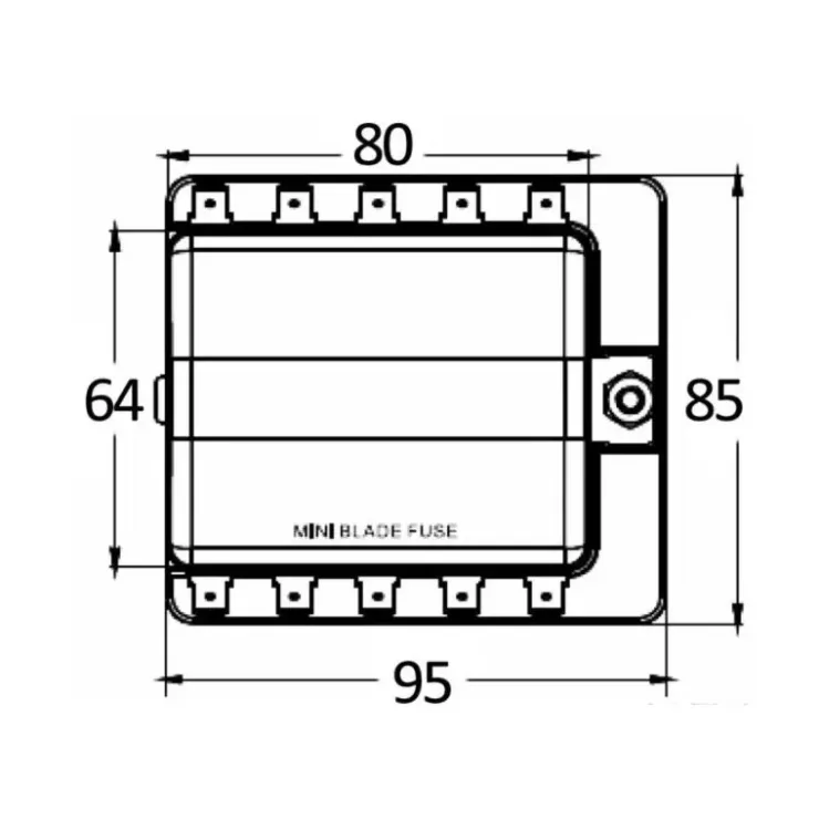 Sale Osculati Boîte porte-fusibles enfichable mini