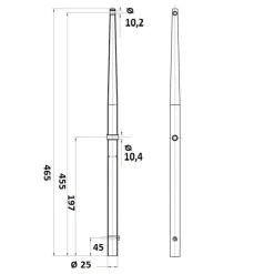 Online Osculati Chandelier 455 tête cylindrique inox