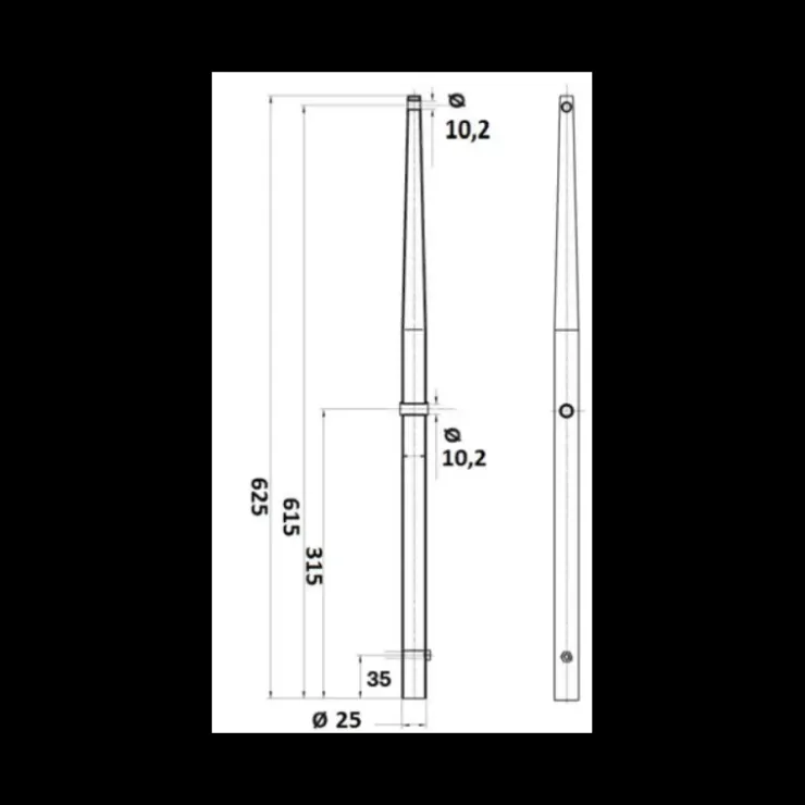 New Osculati Chandelier inox 625