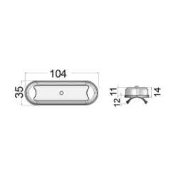 New Osculati Compact led bimini