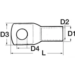 Clearance Osculati Cosse a œil Ø 8 mm