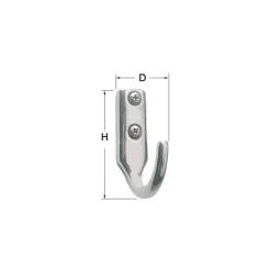 Discount Osculati Crochet Inox 25 x 41 mm