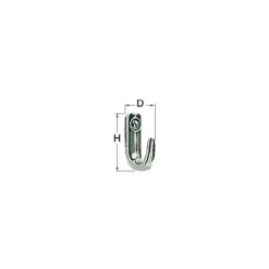 Best Osculati Crochet Inox 22 x 30 mm