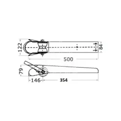 Sale Osculati Davier inox long