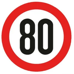 Sale Osculati Disque vitesse autocollant homologué 80 km/h