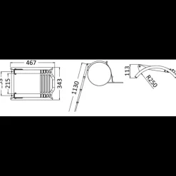 Hot Osculati Echelle de bain télescopique semi-rigide