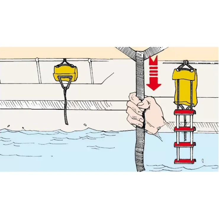 Osculati Echelle de secours dépliable