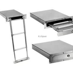 New Osculati Echelle escamotable inox