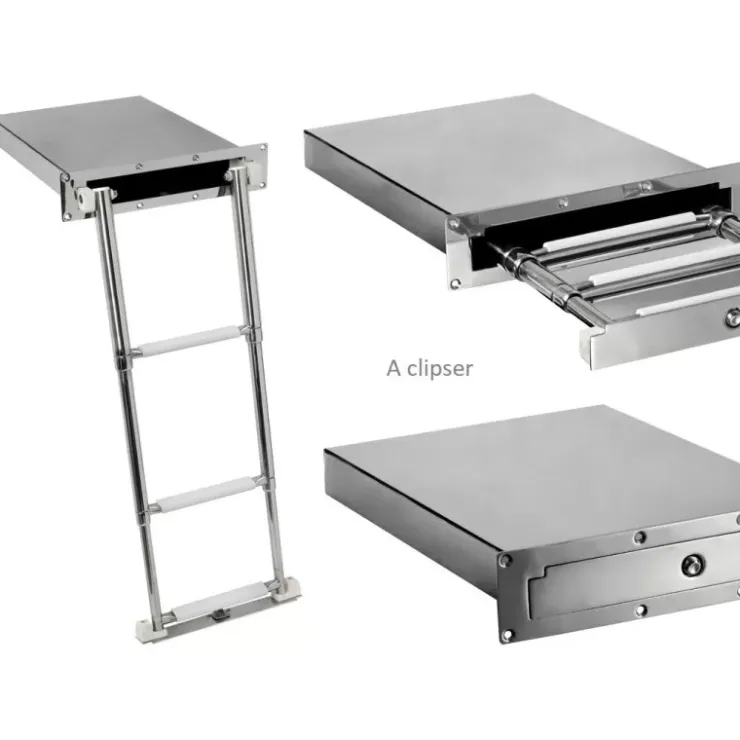 New Osculati Echelle escamotable inox