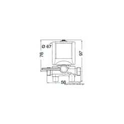New Osculati Electrovanne carburant 12/24V - 800 L/h