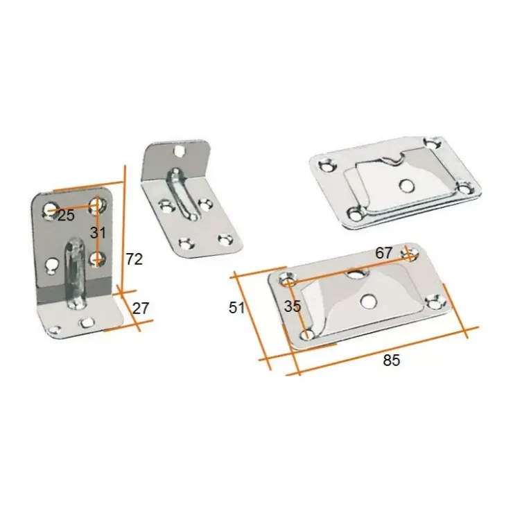 Sale Osculati Ensemble fixation plateau de table inox