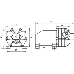 Sale Osculati Europump 8 L/min | 3 soupapes
