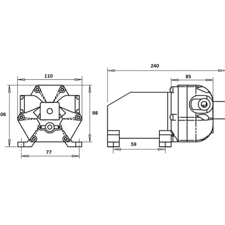 Sale Osculati Europump 8 L/min | 3 soupapes