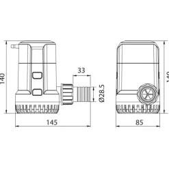 Hot Osculati Europump G1500 auto | 96 L/min