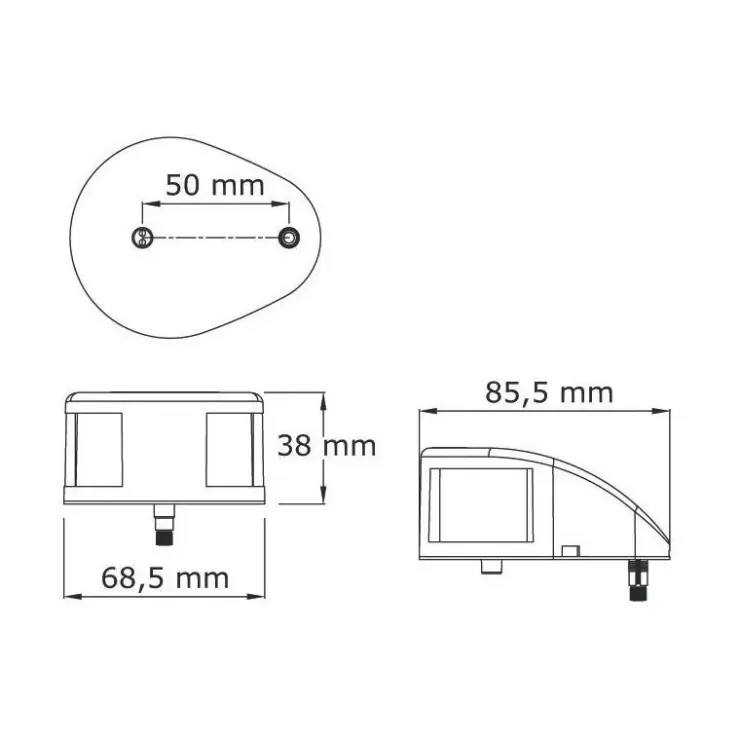 Hot Osculati Feu de navigation Mouse Deck