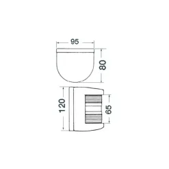 Discount Osculati Feux de navigation Utility 78 - de 20 m noir