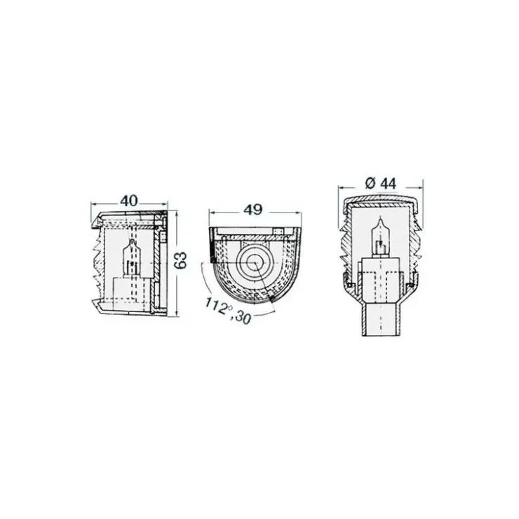 Outlet Osculati Feux de navigation Utility Compact