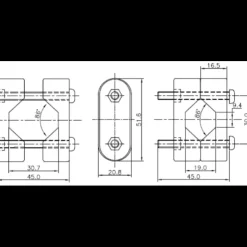 Sale Osculati Fixation sur tube ø 20 à 25 mm