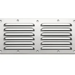Best Osculati Grille aération inox slim 32 cm² | 115 x 230 x 4 mm