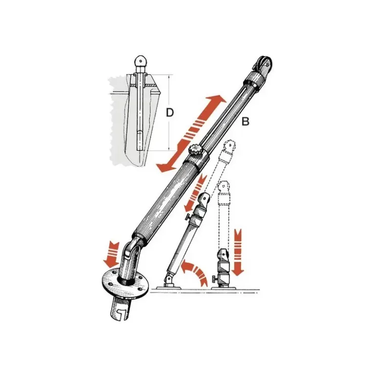 Online Osculati Kit 2 Bossoirs télescopiques