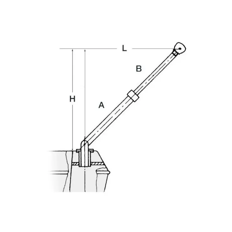 Online Osculati Kit 2 Bossoirs télescopiques